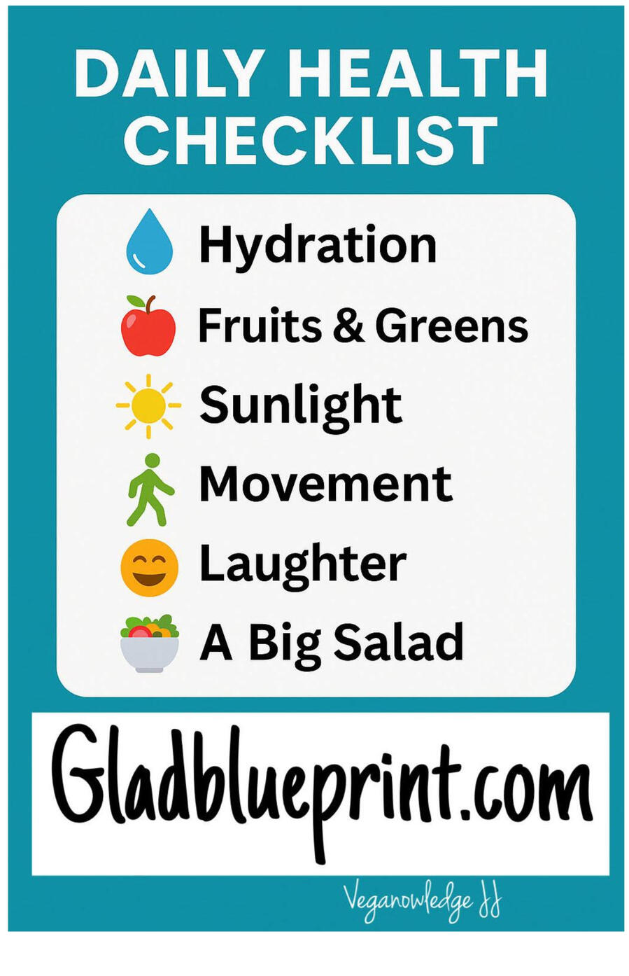 Daily Health Checklist Download - Wallpaper sized for your mobile device:)